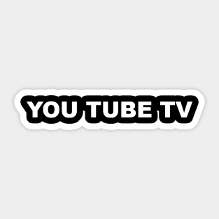 YOUTUBE TV TYPOGRAPHY WORD TEXT Sticker